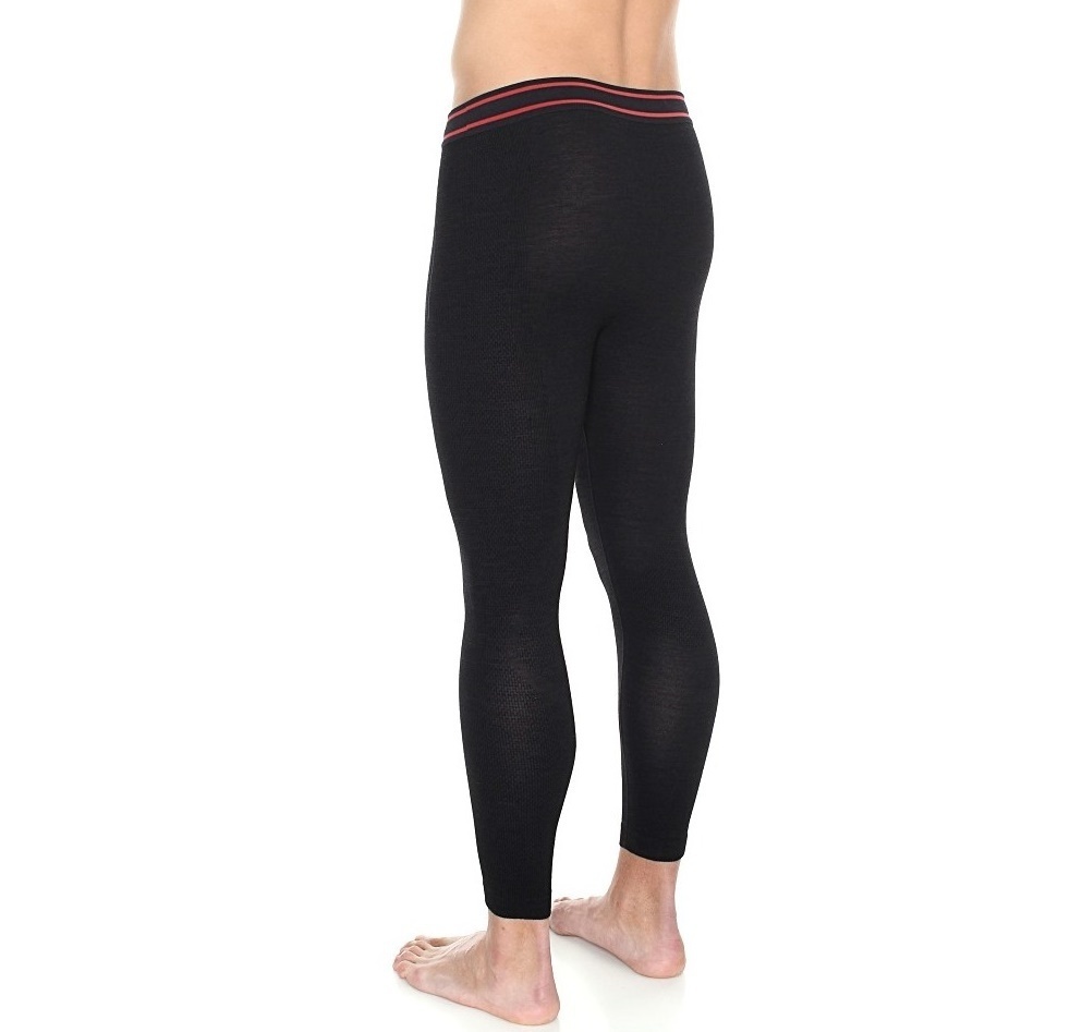 BRUBECK ACTIVE WOOL мужской комплект термобелья красно-черный - 4