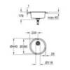 GROHE K200 31720SD0 Мойка кухонная с одной чашей