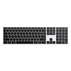 Клавиатура Satechi Slim X3 Bluetooth Keyboard с подсветкой RU Рус, серебряный