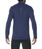ASICS LS 1/2 ZIP JERSEY мужская рубашка для бега темно-синяя - 2