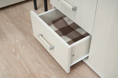 Шкаф 2х створчатый Белла ясень белый