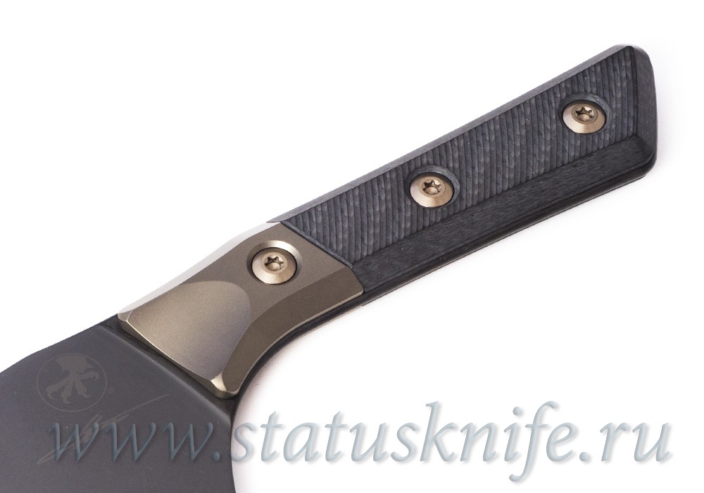 Нож Microtech Kitchen Santoku DLC Bolster Signature 3200B-1DLCCFS