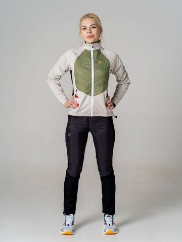 Женская лыжная куртка Noname Hybrid 22 green