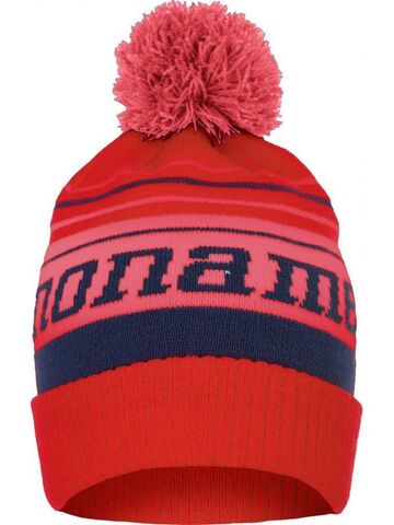 Вязаная шапка Noname Original Beanie оранжево-красная
