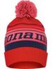 Вязаная шапка Noname Original Beanie оранжево-красная - 1