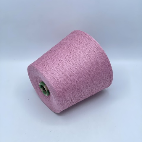 Бобинная пряжа,Cotton combed, 2540м. 100%Хлопок, Розовый(583), 39075