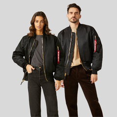 Бомбер Alpha Industries MA-1 Black (Черный)