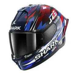 Мотошлем Shark Skwal Cup Replica Zarco GP De France, синий/красный