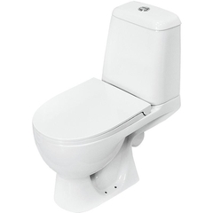 Sanita Luxe Max Comfort WC.CC/Max/2-DM/WHT.G/S1 Унитаз-компакт напольный микролифт фото