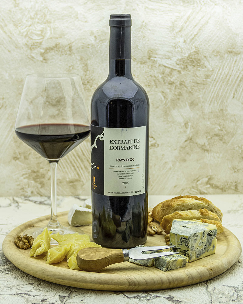 Вино L'Ormarine Икстрейт де Л'Ормарин Красное сухое 2015 г.у. 12,5% 0,75 л, Франция