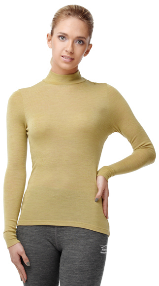 Терморубашка Norveg Wool+Silk женская фисташковая