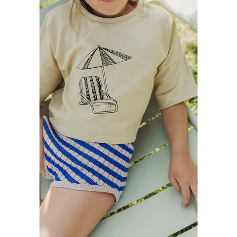 Шорты Sproet&Sprout Knitted Blue Stripes