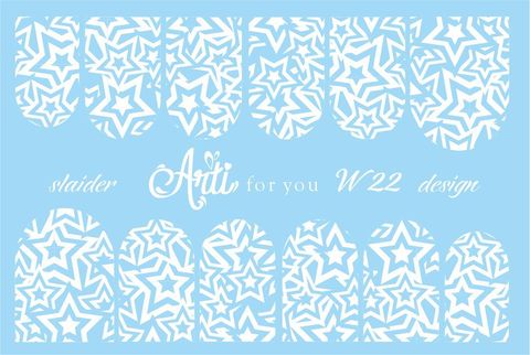 Слайдер наклейки Arti for you цвет белый №W22 купить за 100&nbsp;руб
