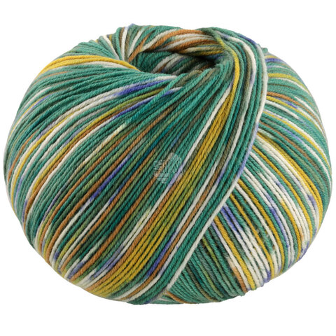 Lana Grossa Cool Wool Print 4 Socks 7204