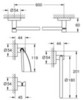 GROHE Essentials 40776DC1 Комплект аксессуаров для ванной
