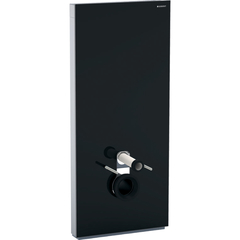 Geberit Monolith Plus 131.231.SJ.5 Сантехнический модуль для подвесного унитаза, 114 см: Черный / Стекло фото