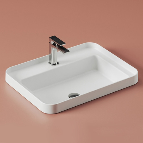 ArtCeram Fuori Scala TFL034 01 00 Раковина накладная, 60.5x45.5, цвет: белый