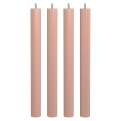 Набор из 4 декоративных свечей 2,3х26см SCANDYLAB Empire Beige SL-EXL02