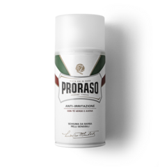 Пена для бритья PRORASO Shaving Foam для чувствительной кожи Зеленый чай и Овес 300 мл
