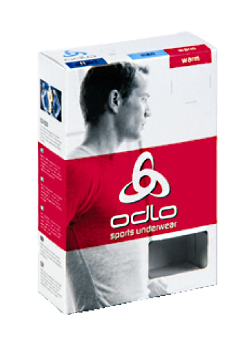 Odlo Warm Trend мужская термофутболка с длинным рукавом синяя - 2