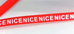 Лента репсовая "NICE", ш. 0,6 см, красный