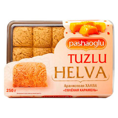 Халва арахисовая с соленой карамелью Pashaoglu
