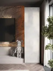 Шкаф распашной Soho, серый, с ручкой, 61 см