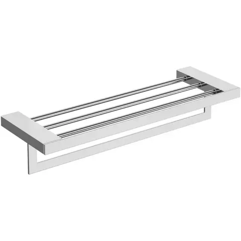 Boheme 10737-CR Полка для полотенец Qubic Chrome
