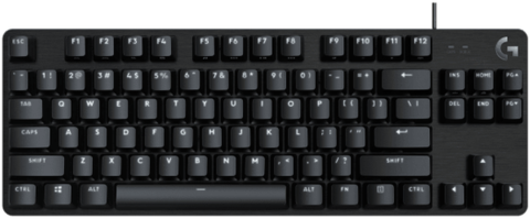 Клавиатура Logitech Gaming Keyboard G413 TKL SE Mechanical - BLACK - RUS - USB - TACTILE SWITCH