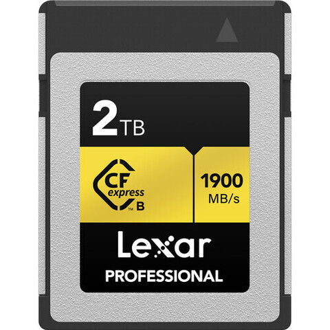 Карта памяти Lexar Cfexpress B 2TB Professional 1900 / 1500 MB/s GOLD
