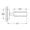 GROHE Essentials 40369BE1 Держатель