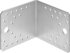 ЗУБР УК-2.0, 90 x 105 x 105 x 2 мм, цинк, крепежный уголок (310126-90-105) (20штук)