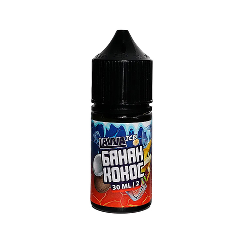 Жидкость LAVVA ICE Salt 2% Ultra 30 ml - Банан Кокос