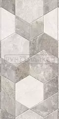 Панель ПВХ термопечать Мрамор микс 875 2700х250 мм