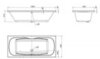 BelBagno BB-180-SCR Передняя панель для акриловой ванны, цвет: белый