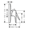 Hansgrohe Talis E 71765340 Смеситель для душа, СМ, BBC