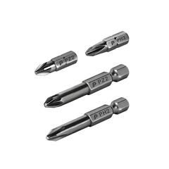 Набор бит ПРАКТИКА Профи 4шт PH2, PZ2 x 25мм, PH2, PZ2 x 50мм (036-544)