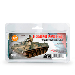 Набор красок AK Interactive Modern Russian Weathering Set