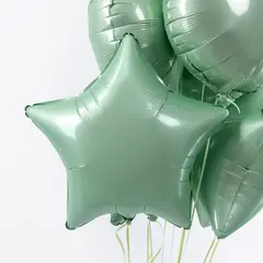 Шар F 18''/46 см, Звезда, Макарунс, Мятный.