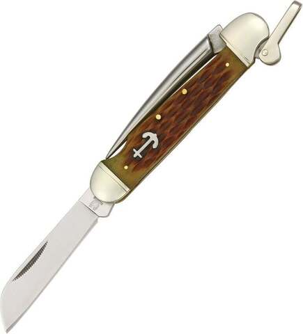 Нож складной Rough Ryder Marlin Spike Bone, RR535