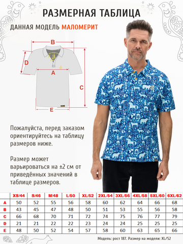 Поло «Приморский лес» мужское