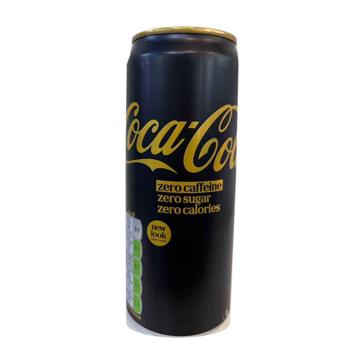 Coca-Cola Zero Zero 330 мл — чёрная банка