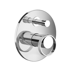 Gessi Anello 63377#031 Встраиваемый однорычажный смеситель на 2 выхода с перекл. (внешние части), цвет: хром фото