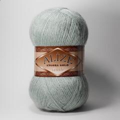 ALIZE "Angora Gold Simli", 10% мохер, 10% шерсть, 5% металлик - 75% Акрил, 100 гр, 550 м, 515 миндаль