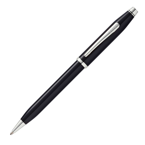 Ручка шариковая Cross Century II, Black lacquer (AT0082WG-102)