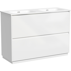 Sancos Libra Floor LB120F-2W Тумба напольная, 119x45x84, цвет: белый глянец фото
