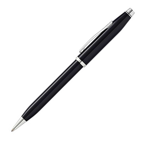 Ручка шариковая Cross Century II, Black lacquer (AT0082WG-102)