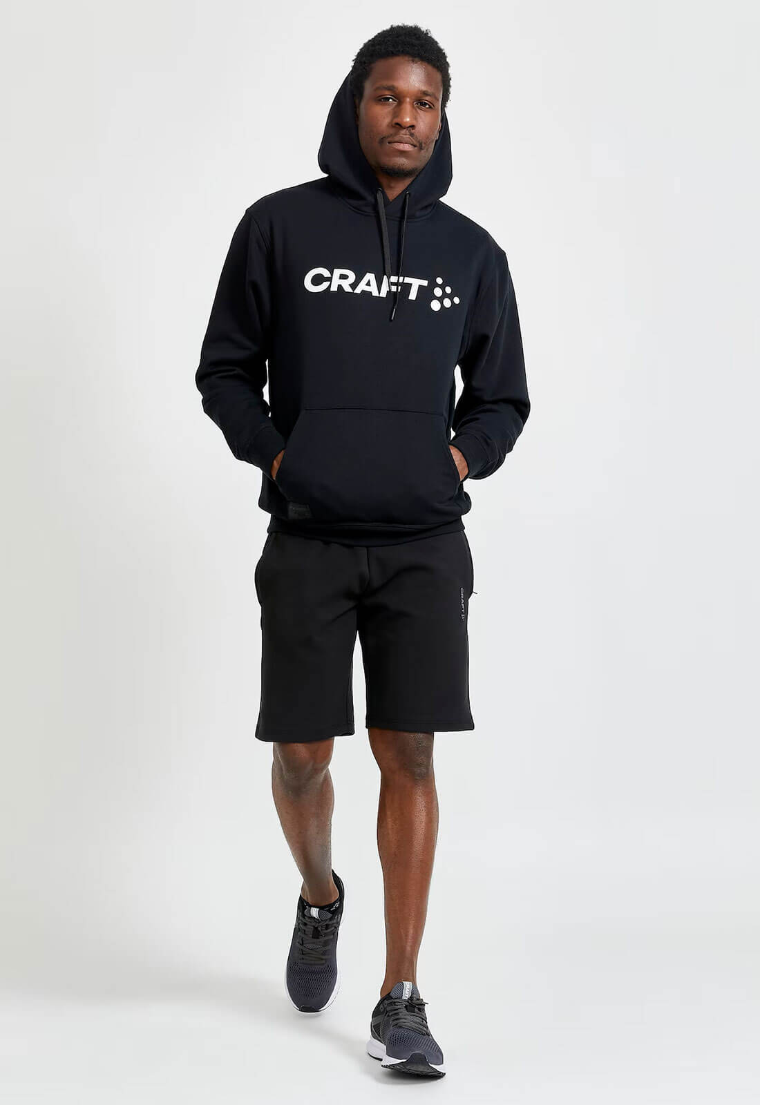 Мужская толстовка с капюшоном Craft Core Hood черная - 4
