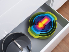 Набор мисок nest plus, разноцветный, 9 шт.