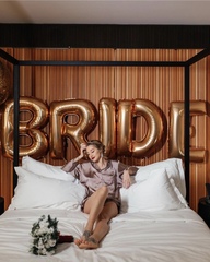 Сет гелиевых шаров невеста BRIDE